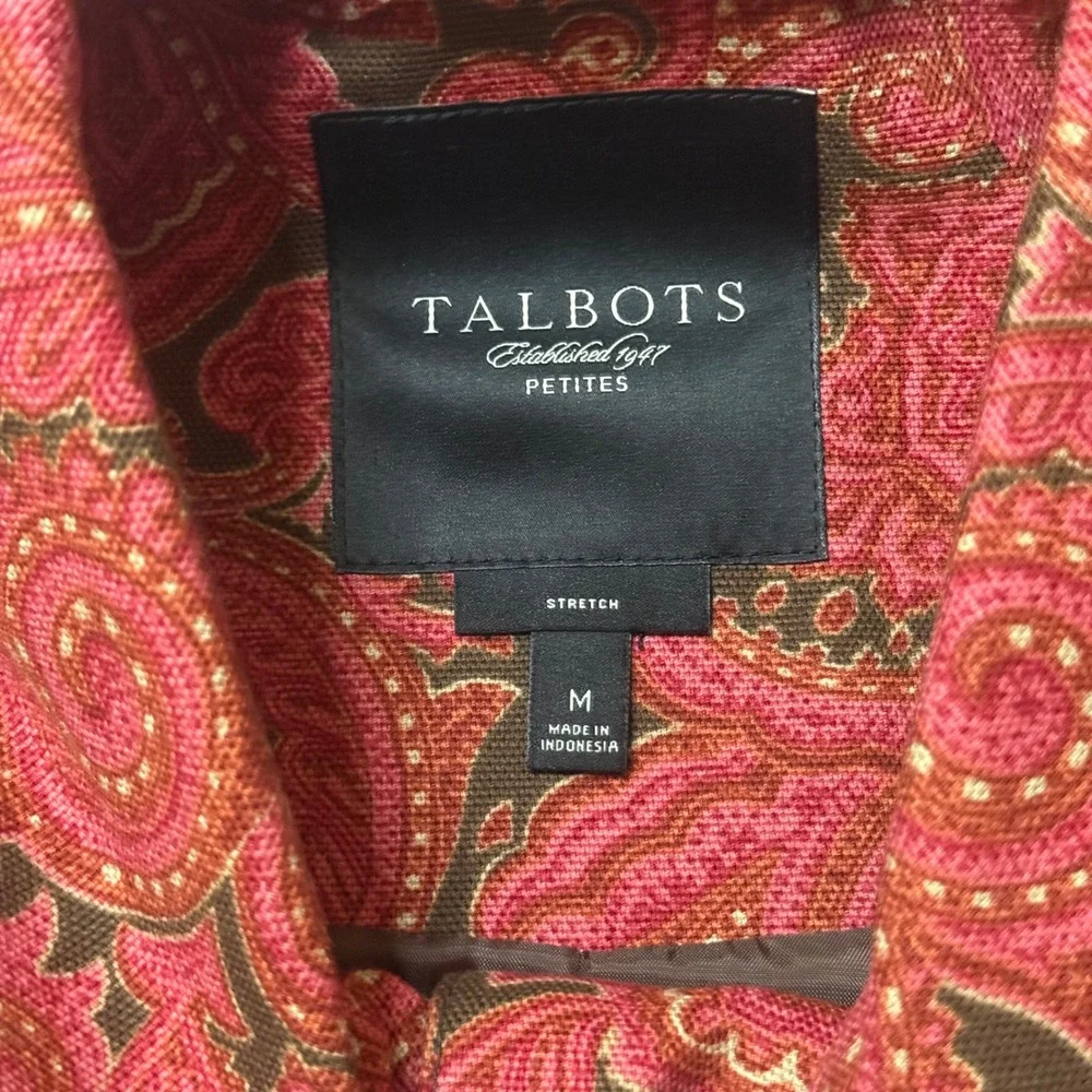 Talbots petite button